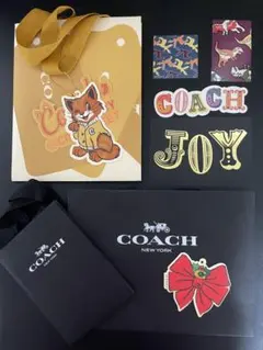COACH 限定ショッパー チャーム ステッカー ポストカードのサムネイル