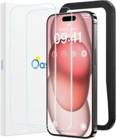Oasea ガラスフィルム iPhone15 用 強化ガラス 保護フィルム