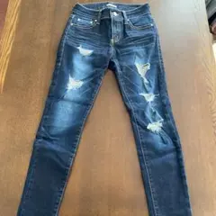✨新品未使用✨RESEXY ダメージ加工 スキニーデニム