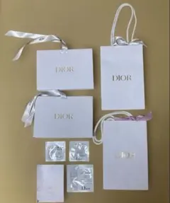 Christian Dior ショッパー 2種各2枚 試供品3種 ディオール