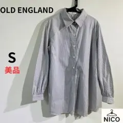 【極美品】オールドイングランド ストライプ シャツ 36 綿100% フランスのサムネイル