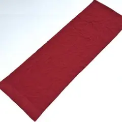 未使用品 正絹 ちりめん 帯揚げ レッド ラメ