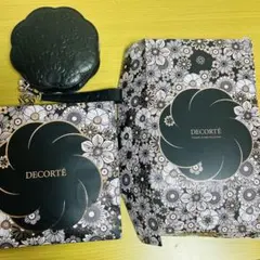 DECORTÉ 花柄ポーチとショップ袋セット