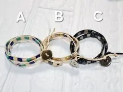 スクエアビーズのブレスレット