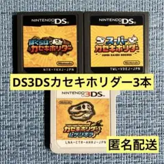 DS 3DS カセキホリダー 3本セット ソフトのみ