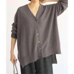 IENA イエナ カシミヤ ワイドVネックカーディガン