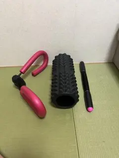 エクササイズ用具セット（ブラック＆ピンク）
