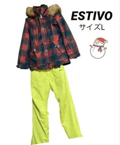 ESTIVO エスティボ 上下セット スノーボードウェア、スキーウェア