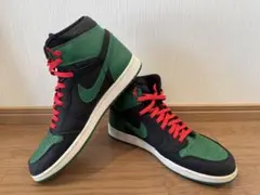 Nike AJ1 High スニーカー ブラック/グリーン/レッド 28.5cm