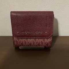☆開店セール☆ 新品未使用 美品 マイケルコース レザー×モノグラム 折り財布①