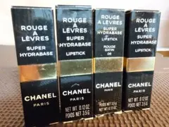 5aj1★未使用♪CHANEL ROUGE A LEVRES リップ 4色セット