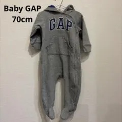 babyGap フード付きロンパース 70サイズ グレー