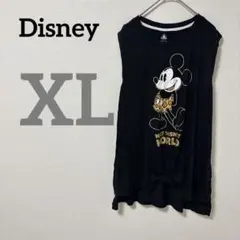 Disney 【XL】ミッキーマウス ノースリーブ Tシャツ ディズニー