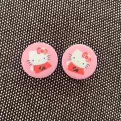 【レア】ハローキティ ボタン 2個セット　昭和レトロ