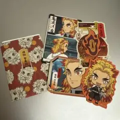 鬼滅の刃 ダイカットステッカーセット　煉獄杏寿郎