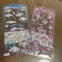 ⭐️マイメロディとシナモロール シール 2枚セット