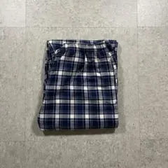 POLO Ralph LaurenパジャマパンツチェックイージーパンツブルーXL