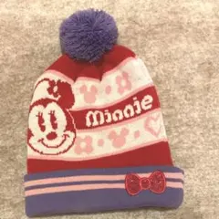 ミニー ニット帽 ポンポン付き　58cm 東京ディズニーリゾート