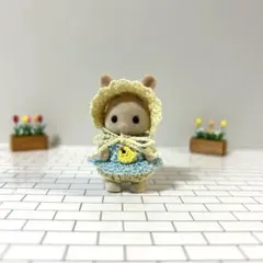 たっち赤ちゃん人形服682 耳穴あり　ロンパース