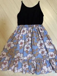 Bee des Bee 花柄 ノースリーブワンピース 140cm