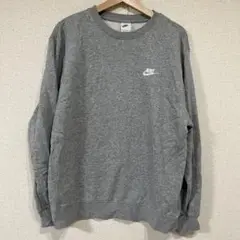 Nike グレー クルーネック トレーナー Lサイズ