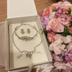 サマンサティアラ　限定ブライダルアクセサリーセット