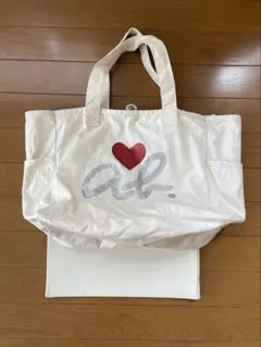 agnis b. トートバッグ ホワイト