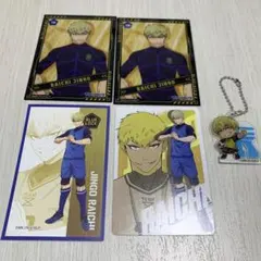 ブルーロック 雷市陣吾セット クリアカード ステッカー ボールチェンアクリル