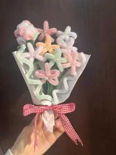 モールフラワー 花束 ハンドメイド 枯れない花 韓国風 ギフト インテリア