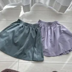 グローバルワーク。フレアスカート 。2点セット 。130センチ。女の子スカート