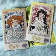 ひみつのアイプリ ブロマイド風ステッカー 2枚セット リンリン つむぎ