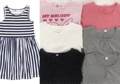 【まとめ売り7点】100 110 女の子 無印 H&M