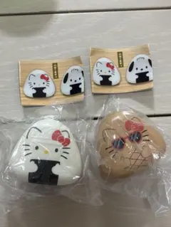 サンリオキャラクターズ　おにぎりスクイーズ　ハローキティ