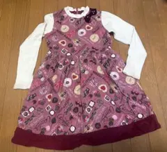 メゾピアノワンピーススイーツ柄130