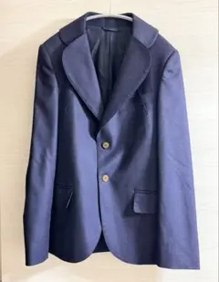 Vivienne Westwood MAN テーラードジャケット ネイビー 44 Vivienne WestwoodMAN テーラードジャケット 重ね着風 メンズ SIZE 44