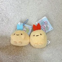 すみっコぐらし ばんざいゴムひも付き　マスコット　２個セット