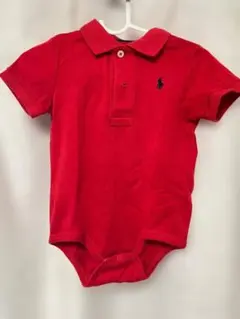 Ralph Lauren 赤いポロシャツロンパース 12M