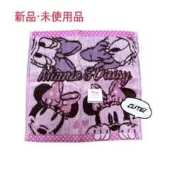 新品・未使用　ミニー デイジー ハンドタオル 抗菌防臭加工　ウチノ　内野　ピンク