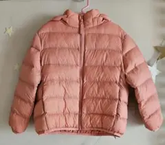 ライトウォームパデットパーカ ピンク 110cm