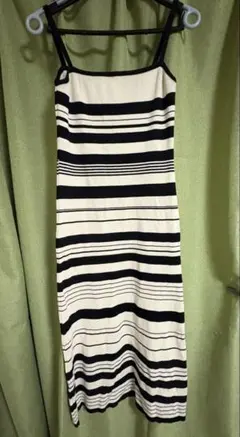 ボーダー キャミワンピース