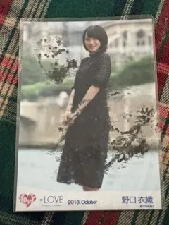 野口衣織Junkies MV衣装 直筆サイン入り生写真＆硬貨ケース（限定出品） 野口衣織Junkies MV衣装 直筆サイン入り生写真＆硬貨ケース（限定出品