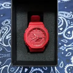 a*a様 カシオ G-SHOCK GMA-S2100RB ブラック×ワインレッド - メルカリ