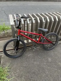 BMX 20インチ 自転車 プリモペグ4本付き キャンディレッド 引取限定のサムネイル