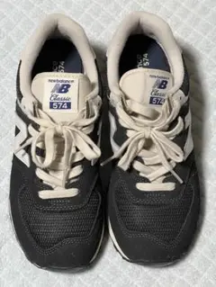 New Balance 574 ブラック　スニーカー　26cm