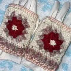 かぎ針編みアームウォーマー