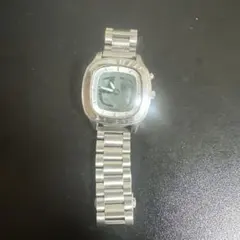 casio fossilメンズ デジタル腕時計 本体 シルバーカラーのサムネイル