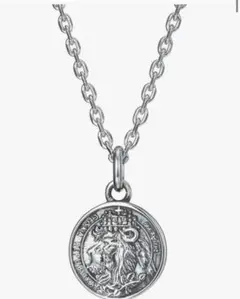 LION HEART(ライオンハート)コインネックレス シルバーネックレス