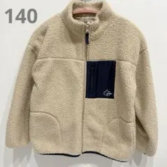 【新品】LOGOS DAYS フリースジャケット 140 ロゴス ベージュ