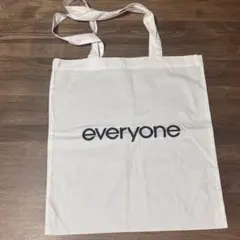 ◇everyone ショッパー トートバッグ ホワイトのサムネイル