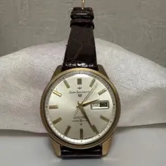 Seiko Sportmatic シルバー レザーバンド　【遺品整理品】